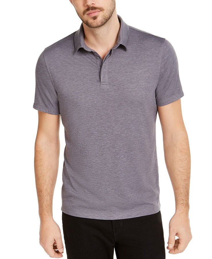 Men's Stretch Solid Polo Shirt